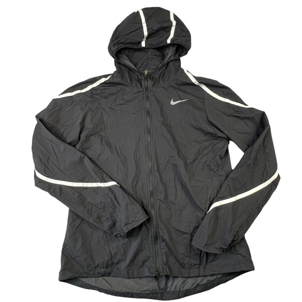 Nike Womens Jacket Size‎ Medium Impossibly Light Hooded Running 719767-010